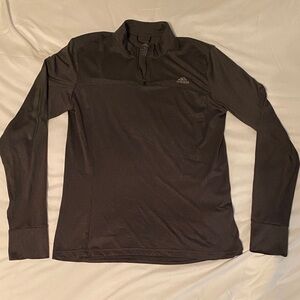 adidas Black Half-Zip Performance Top